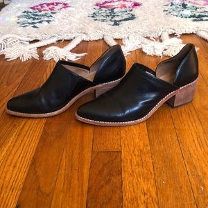 Leather mules